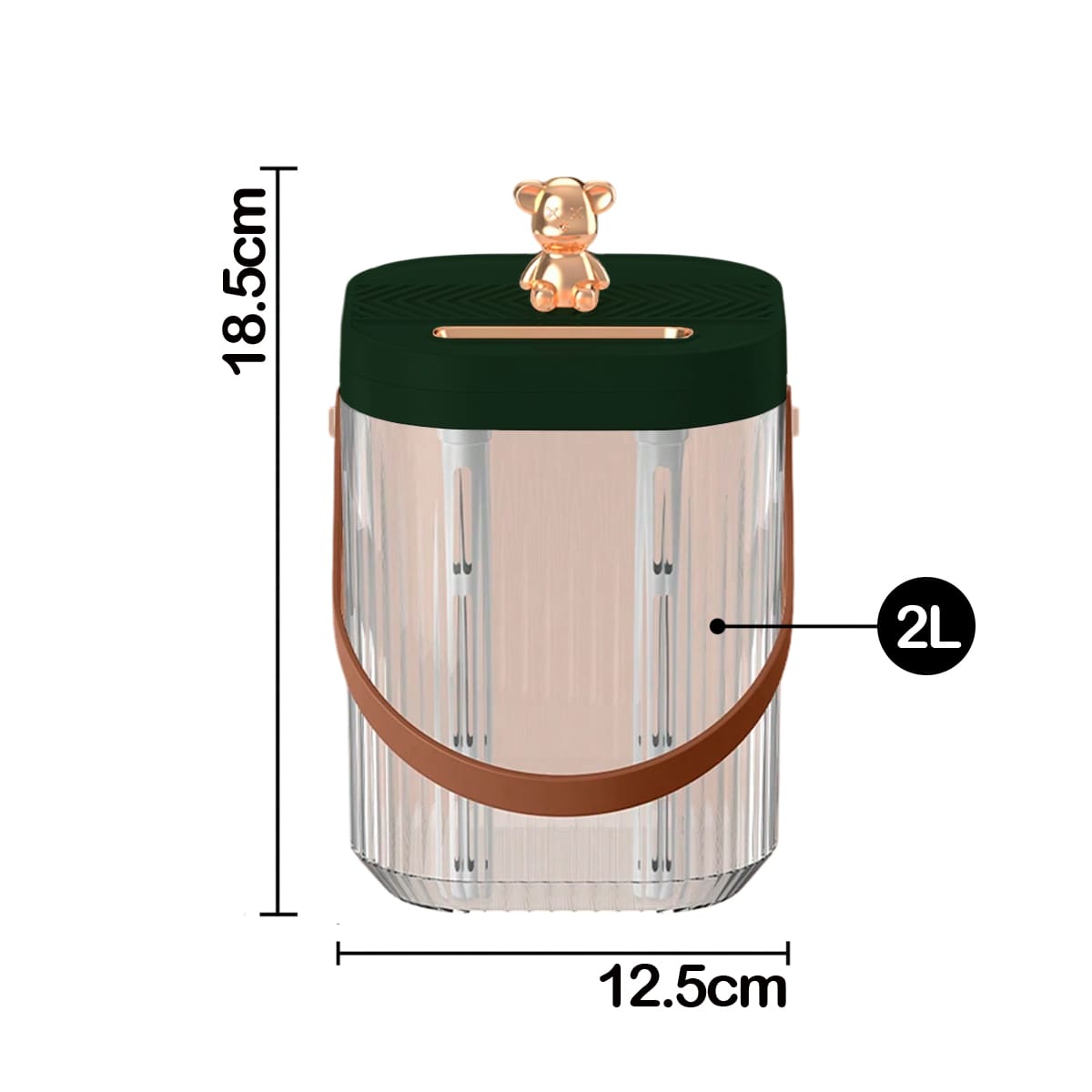 Miniatura 9 de Humidificador Oso Dorado LED 2L HM-18K